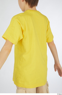 Novel casual dressed upper body yellow t shirt 0004.jpg